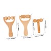 BIUDECO 1Set Massage Roller Handheld Facial and Foot Massager Tool