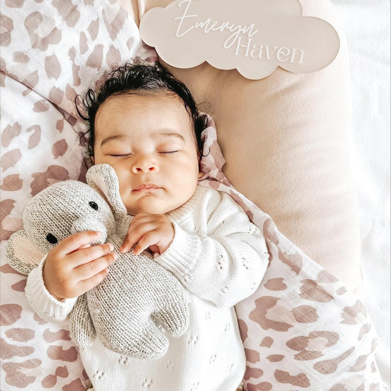 LifeTree Baby Muslin Swaddle Blankets Girl Newborn Receiving Blanket with