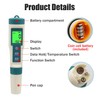 OBEST 8 in 1 Digital Water Quality Tester, TDS Meter/PH//EC/Salinity/Temp