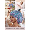 Vettres Silk Hair Bonnet for Sleeping with Scrunchie Adjustable Sleep
