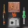 WojBear Countersink Drill Bit Set, 19 PCS Counter Sink Drill