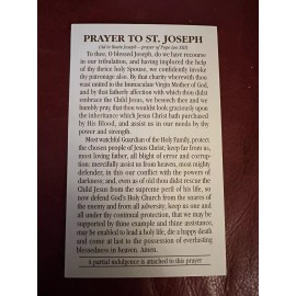 Lot of 5 Trad Catholic Prayer Card - consecration to St. Joseph