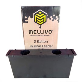MELLIVO in-Hive Frame Feeder, Frame Feeder for Beehives, Beekeeping Supplies and Equipment, 9 5/8-Inches Deep
