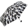 Wpc. 8963-261 Rain Umbrella, Flower Base, Mini, Black, 19.7 inches