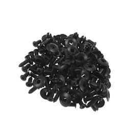 Motoforti Car Front Fender Skirt Clip for Kia Soul 1.6L 2.0L 2010-2019 Durable No.8659028000 | Bumper Push Type Plastic Retainer Rivets Black 50 Pcs Long-Lasting