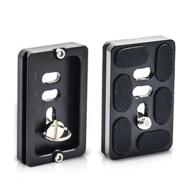 Hilandkom PU 60 Quick Release Plate 1/4 Tripod Thread Arca-Swiss Standard, Compatible with DSLR and Mirrorless Cameras, Suitable for Canon, Nikon, Sony, Non-Slip and Lightweight Design (PU 60)