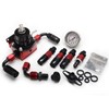 WENJTP EFI Fuel Pressure Regulator Kit with 0-100psi Pressure Gauge