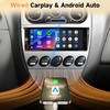 Single Din Car Stereo Compatible with Carplay Android Auto, METEESER