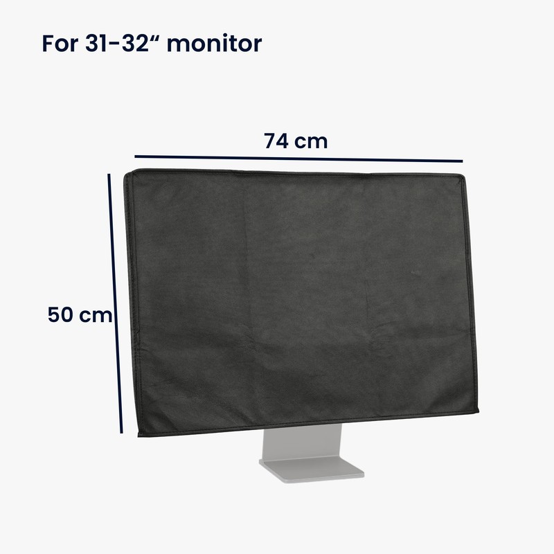 kwmobile Monitor Cover Compatible with 31-32" Monitor - Dust Cover