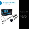 TRQ Ignition Coil Kit 2 Piece Compatible with 2005-2006 Saab