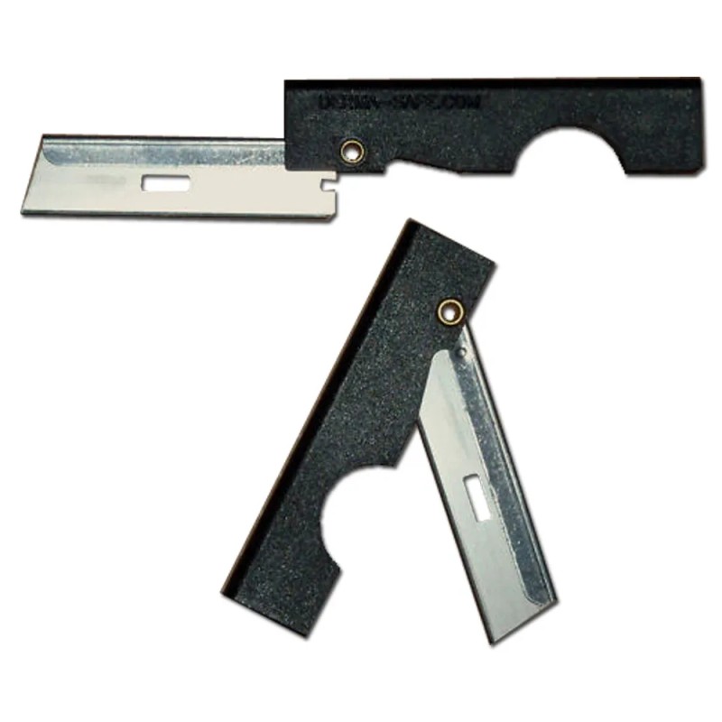 Derma-Safe Derma Safe Folding Razor Knife 2 pack Black for