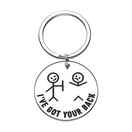 CGBOOM Keychain Funny Friends Besties Companion for Daughter Son Families Women Men Christmas Birthday Valentine Graduation Stocking Stuffers - I‘ve got your back