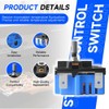 New OEM：W10434452 Stove Control Switch Replacement Part for Dual Infinite