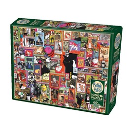 Cobble Hill 1000 Piece Puzzle - Catsville - Sample Poster Included