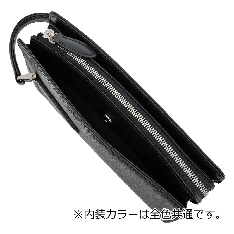 Takeokikuchi 724211 Men's Clutch Bag, Second Bag, Genuine Leather, Spada,