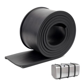 JERBOR 4 inches Fuel Tank Strap Isolator, 6 feet, Fits for semi trucks, Rubber Seal for Fuel Tank Strap Isolator