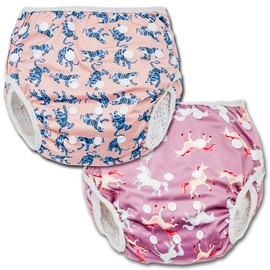 Joyo roy Swim Diapers Size 6 Infant Swim Diaper Reusable Swim Diapers Swimming Diapers Waterproof Diapers for Swimming Water Diaper Toddler Swim Diaper Swimmer Diapers Baby Swim Diaper Reusable 4-6t