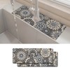 2PCS 15" X 5.5" Kitchen Sink Splash Guard Faucet Mat