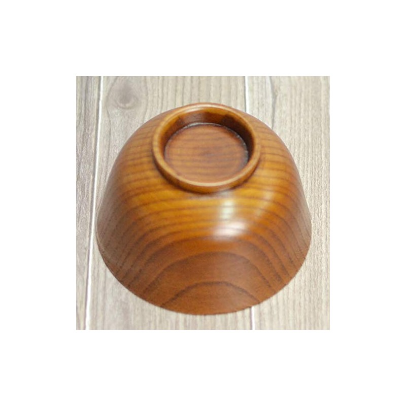 Wooden Soup Bowl, Dishwasher Safe, Kyoba Anti-Soup Bowl