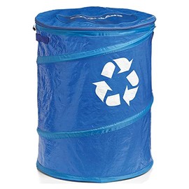 Coghlan's Pop-Up Lightweight Recycle Can – Collapsible Waste Bin for Camping, Travel, and Outdoor Use – Durable, Portable, and Space-Saving – 29.5 Gallon
