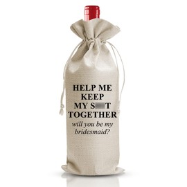 Wedding Gift Wine Bag, Getting Married Congratulations Wine Bag, Gift for Wedding, Engagement, Couples, Bride, Mr and Mrs Wedding Gift,Engagement Gift (DLM294)