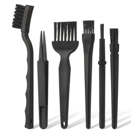 6 Pack Small Cleaning Brush Set Anti Static Small Cleaning Brushes for Tight Spaces, Electronics, Computer Keyboards, Laptops, Sewing Machines, and More