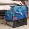 HSYOYO Underwater Dolphin Toaster Cover 2 Slice Wide Slot Bread