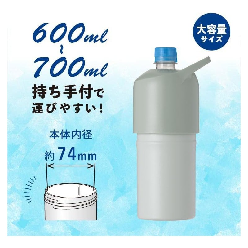 アトラス ペットボトルホルダー 水筒 12個セット 保冷 ペットボトルクーラー 600ml 700ml 真空断熱 アイスグリーン