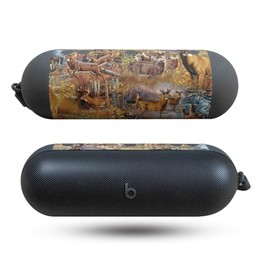 Speaker Skin Compatible with Beats Pill (2024) - Deer Pattern - Premium 3M Vinyl Protective Wrap Decal Cover - Easy to Apply | Crafted in The USA by MightySkins