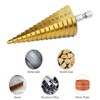 Fongmore 4-32mm HSS Titanium Coated Step Drill Bit High Speed
