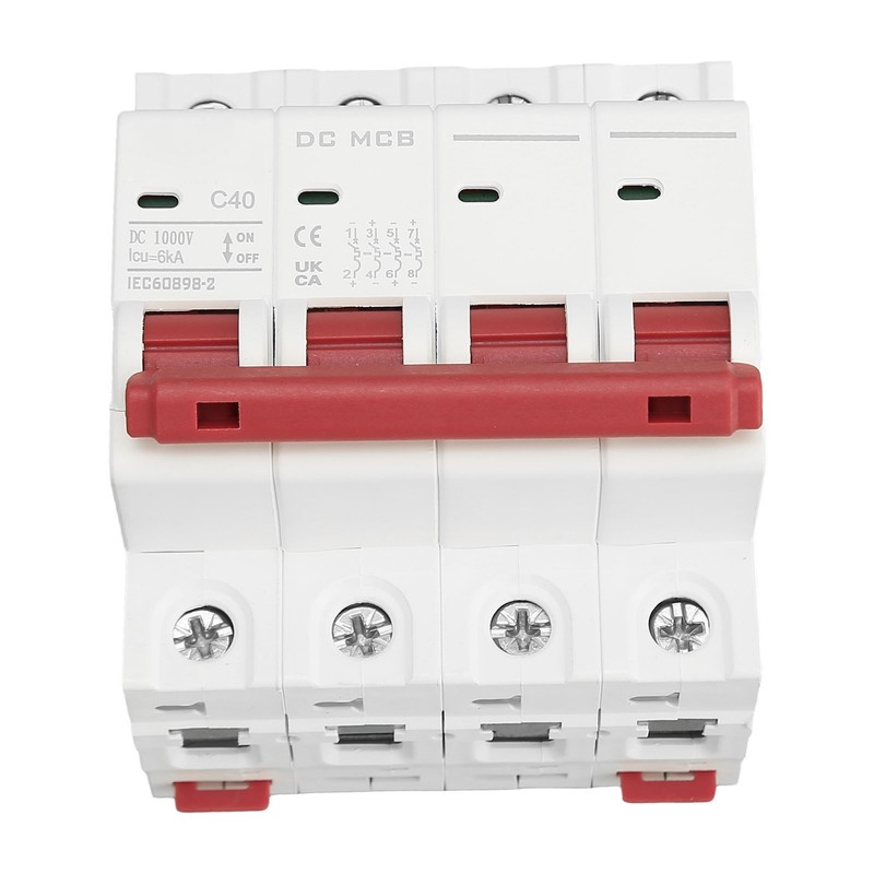 4P DC Circuit Breaker Arc Extinguishing Fast Decoupling Miniature Circuit