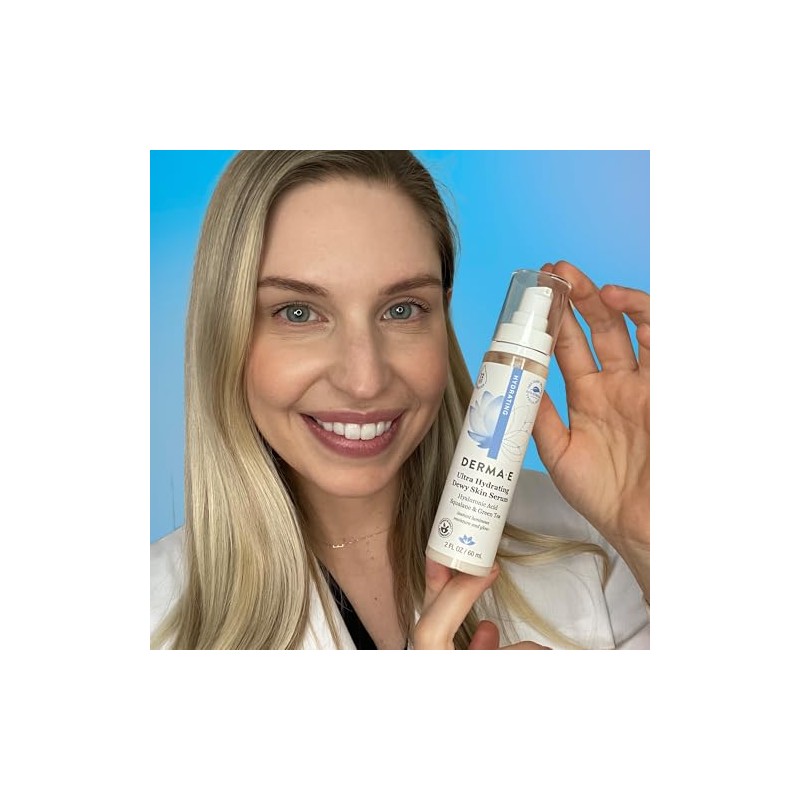 DERMA E Hydrating Serum with Hyaluronic Acid, 2 oz