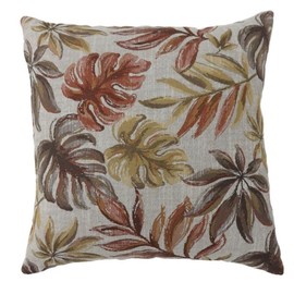 Furniture of America Corelle Fabric Large Throw Pillow in Red (Set of 2)