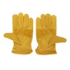 Garden Cowhide Gloves Wear Resistance Full Finger Leather Gloves for