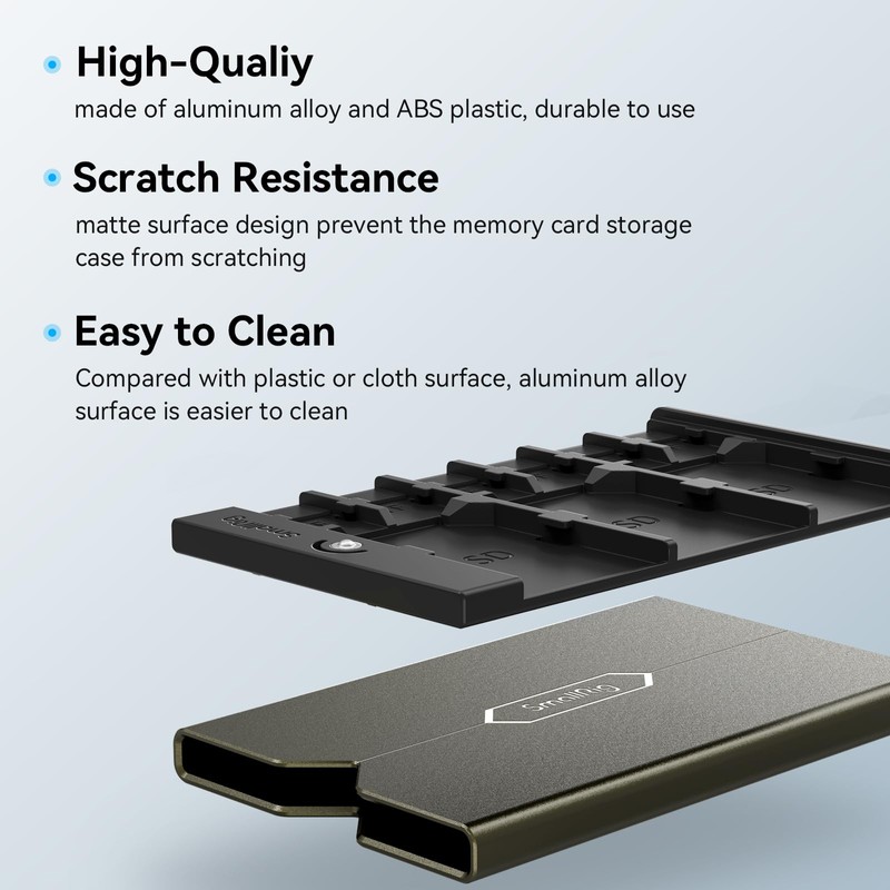 SmallRig Memory Card Case Holder Anti-Shock Anti-Fall and Scratch Suitable
