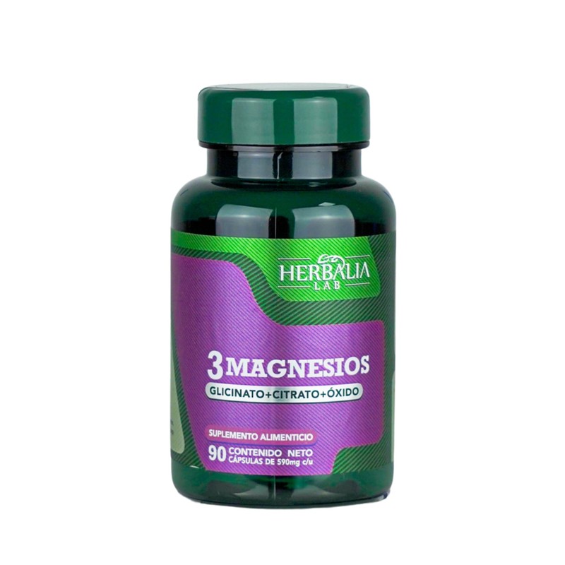 Magnesio Complex 3 en 1 – Glicinato, Citrato y Óxido