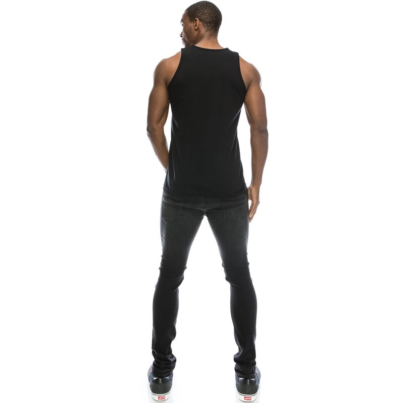 JC DISTRO Mens Basic Solid Tank Top Jersey Casual Shirts