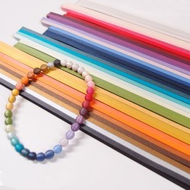ODETOJOY - Tiras de papel metálicas de 3 mm para hacer tarjetas de manualidades de un solo color, 60 unidades de ODETOJOY (bronce dorado)