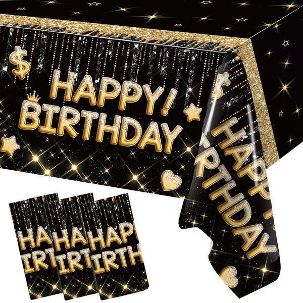 Frigg Birthday Party Tablecloths Set, 3 Pieces, 220 cm x