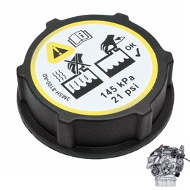 Radiator Cap Compatibe with MNFPSJB Fiesta Black Coolant Cap Replacement, Tank Cap Coolant Tank Lid with B-Max, C-Max, Ecosport, Fiesta MK6, Fiesta MK7, Focus C-Max, Focus MK2