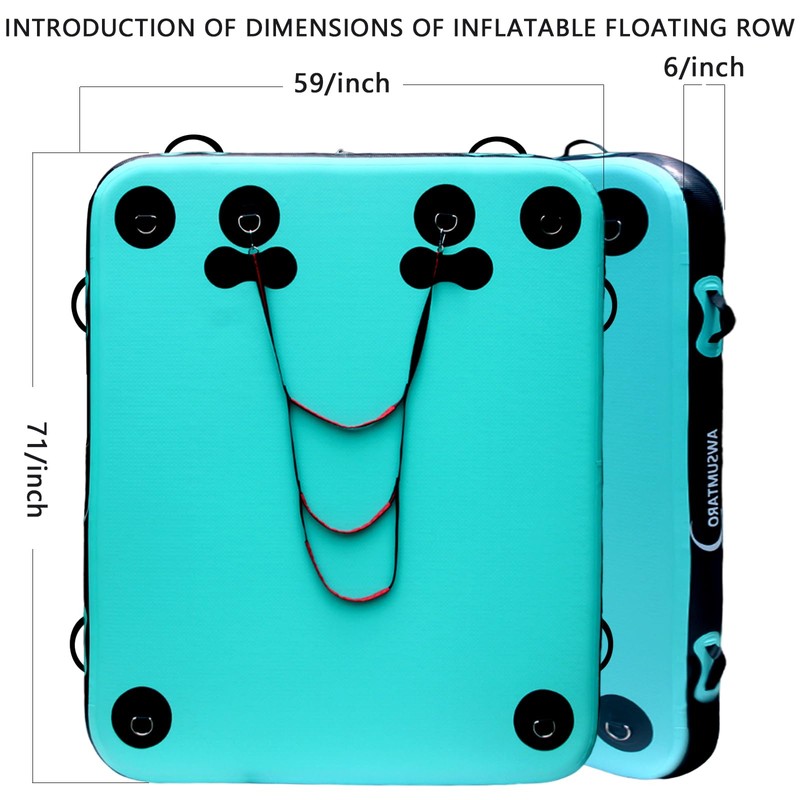 Inflatable Floating Platform，Inflatable Floating Dock，Multi-Scene Water Floating Platform，Suitable for Rivers,