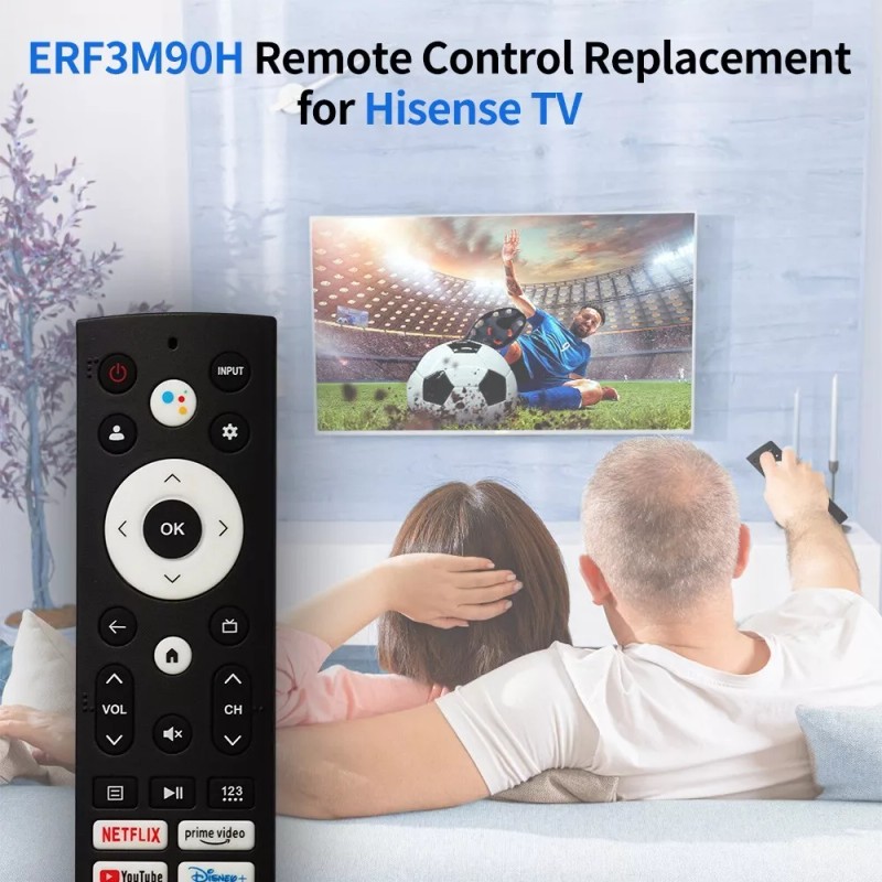 For Hisense TV ERF3M90H Voice Remote For Hisense U6H U6K
