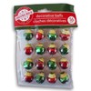 Miniature Jingle Bells Garland - 33 Inches/16 Bells (Red &