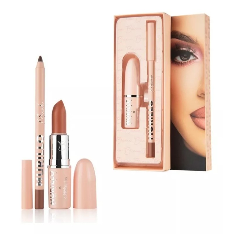 Beauty Creations Labial Y Lapiz Delineador Murillo Briana 100% Original
