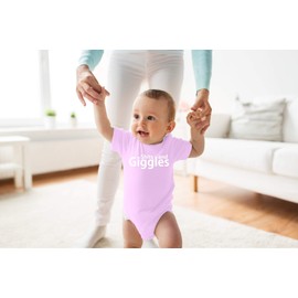 Shits and Giggles - Funny Baby Essentials Bodysuit - Newborn Girl Clothes Baby Boy Clothes (12 Months, Pink)