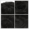 PACKOVE Synthetic Hair Bun Ring Set 2-Piece Chignon Wig Adjustable