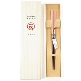 Pair of Chopsticks for Women, Honoka, Paulownia Box