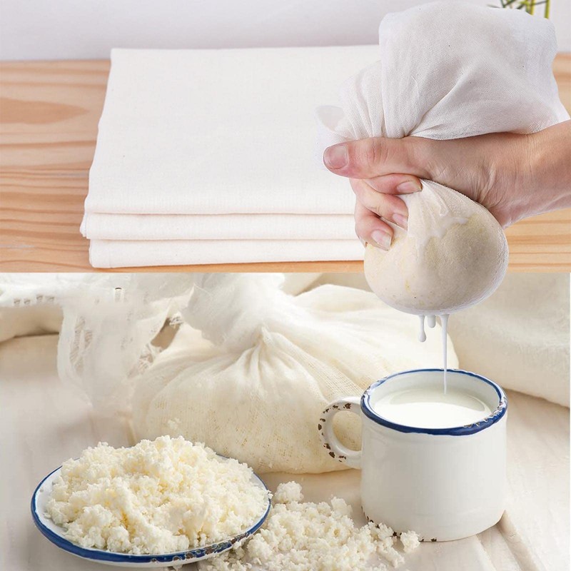 Straining Cloth, 50 x 50 cm, Cheese Cloth, Fine Woven,