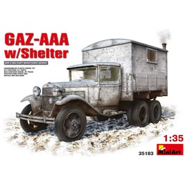 MiniArt 1:35 Scale GAZ-AAA With Shelter Plastic Model Kit