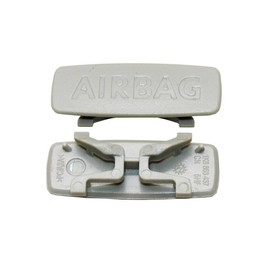Car Interior A B C Pillar Cover Airbag Emblem Trim Cap 3C0853437C 1K8853437 5G0853437 Compatible with VW Golf 5 6 GTI Jetta Mk5 A5 A6 Passat CC B6 B7 -Grey